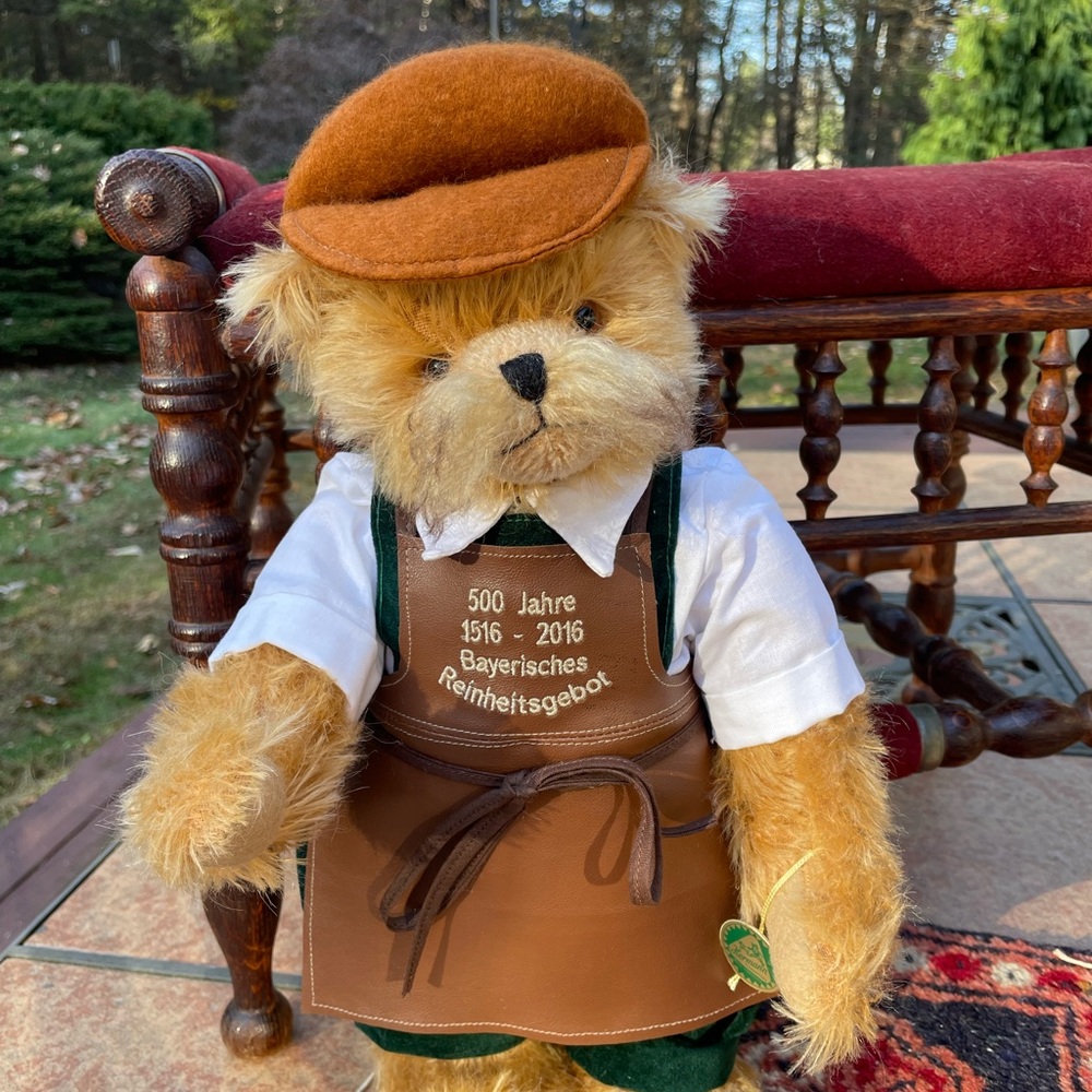 German Hermann Beer Brewer Braumeister Teddy Bear 195/500